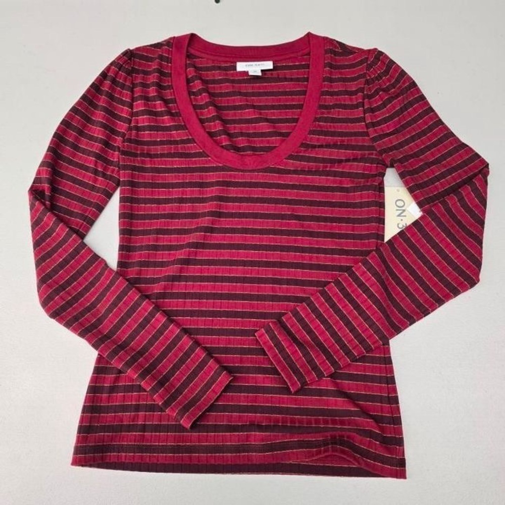 On 34th Red Long Sleeve Top - Size XS!